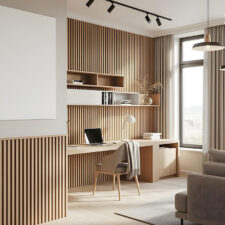 επένδυση τοίχου με mdf panels