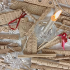 Κομψή ξύλινη διακοσμητική μπορντούρα για έπιπλα