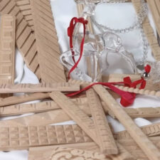 Ξύλινη μπορντούρα επίπλου για ντουλάπια και συρτάρια