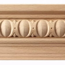 Ξύλινη διακοσμητική μπορντούρα επίπλου με κλασικό σκαλιστό σχέδιο