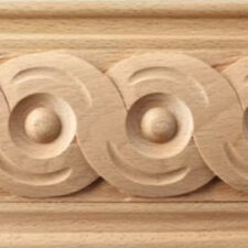 Ξύλινη μπορντούρα επίπλων με λεπτομερές ανάγλυφο μοτίβο