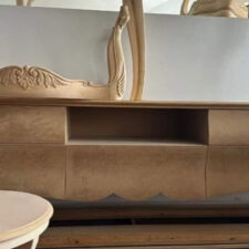 ξύλινος σκελετός επίπλου τηλεόρασης