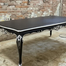 τραπέζι μαυρο ασημί εργοστασίου