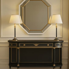 Ξύλινη κονσόλα Woodline σε καρυδί