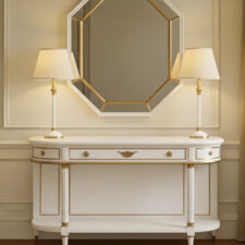 Ξύλινη κονσόλα Woodline σε πατίνα