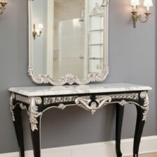 κονσόλα σε βαφή πούδρας