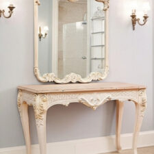 κονσόλα σε κλασσική βαφή πούδρας